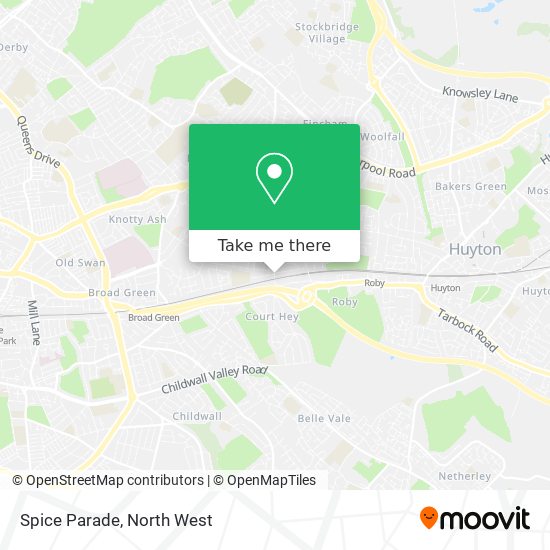 Spice Parade map