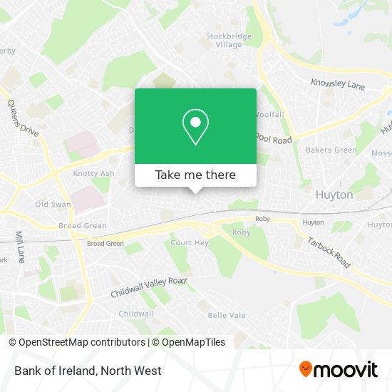 Bank of Ireland map