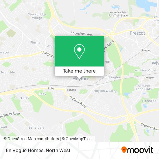 En Vogue Homes map