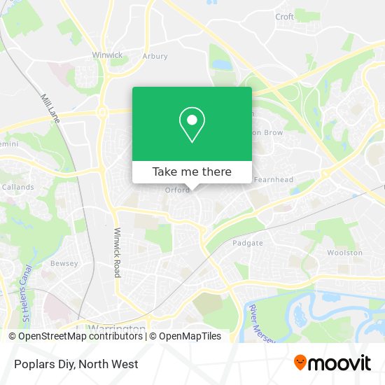 Poplars Diy map