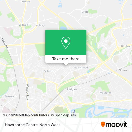 Hawthorne Centre map