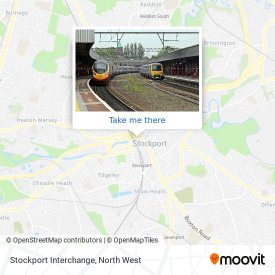 Stockport Interchange map