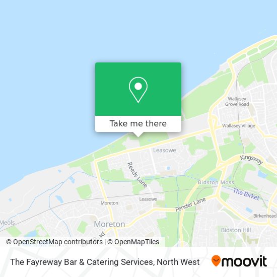 The Fayreway Bar & Catering Services map