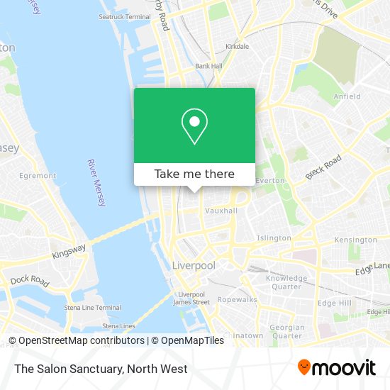 The Salon Sanctuary map
