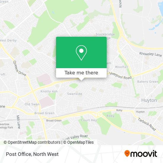 Post Office map