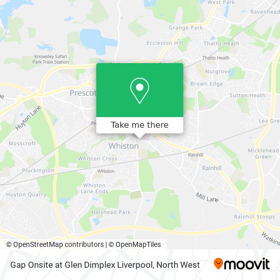 Gap Onsite at Glen Dimplex Liverpool map