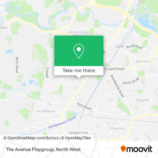 The Avenue Playgroup map