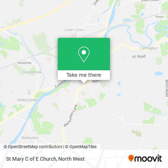 St Mary C of E Church map