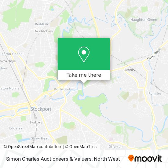Simon Charles Auctioneers & Valuers map