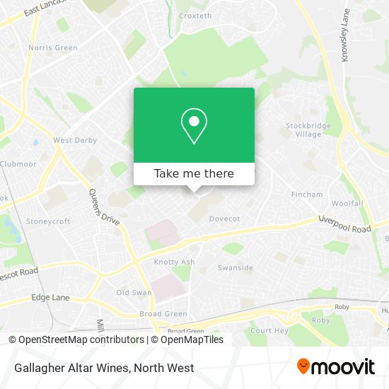 Gallagher Altar Wines map