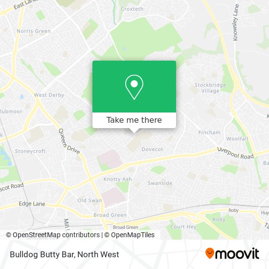 Bulldog Butty Bar map