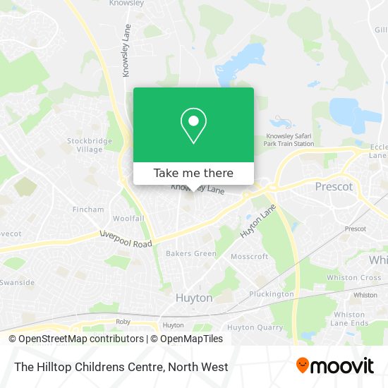 The Hilltop Childrens Centre map