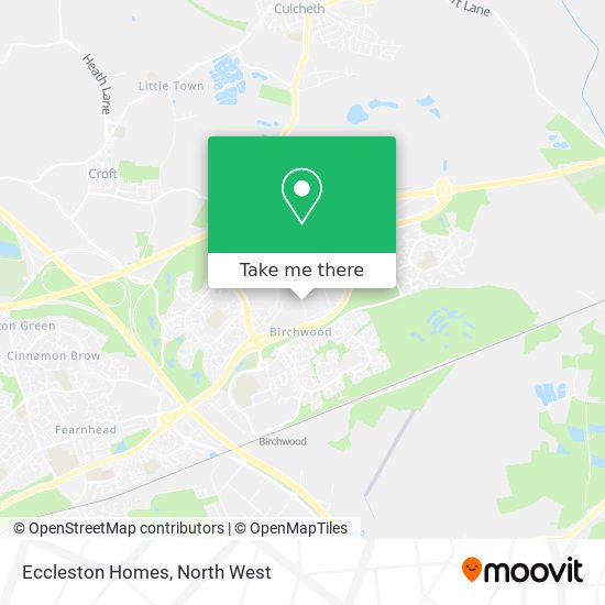 Eccleston Homes map