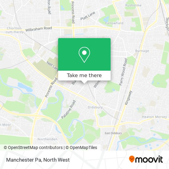 Manchester Pa map