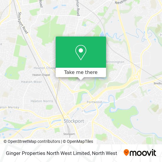 Ginger Properties North West Limited map