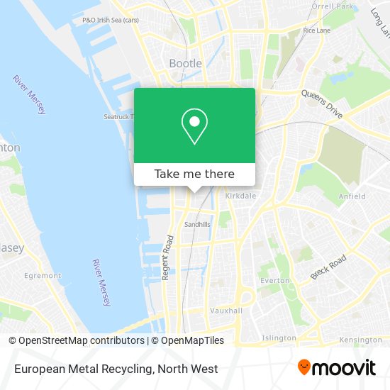 European Metal Recycling map