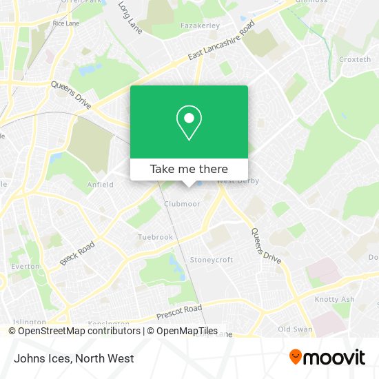 Johns Ices map