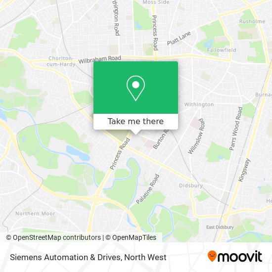 Siemens Automation & Drives map