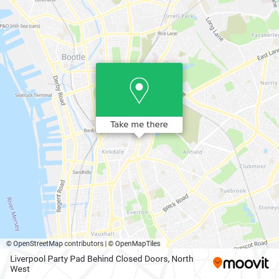 Liverpool Party Pad Behind Closed Doors map