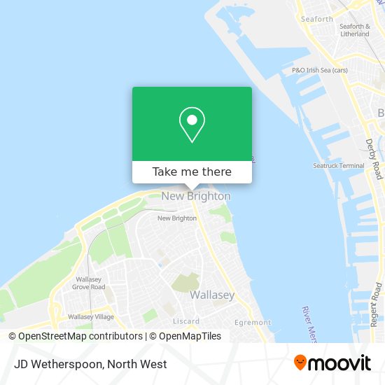 JD Wetherspoon map