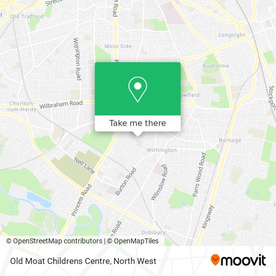 Old Moat Childrens Centre map