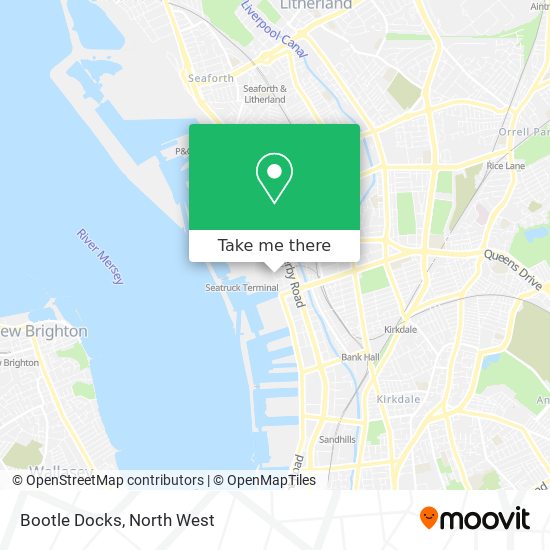Bootle Docks map