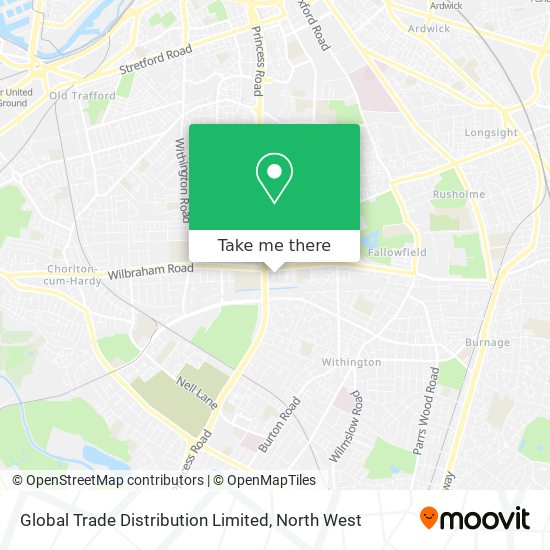 Global Trade Distribution Limited map