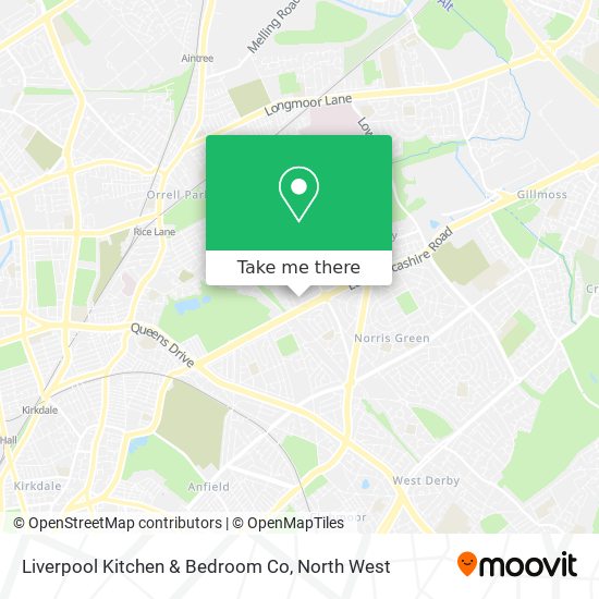 Liverpool Kitchen & Bedroom Co map
