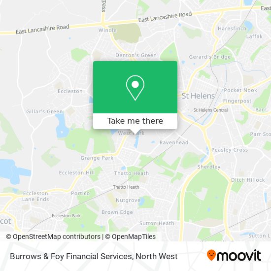 Burrows & Foy Financial Services map