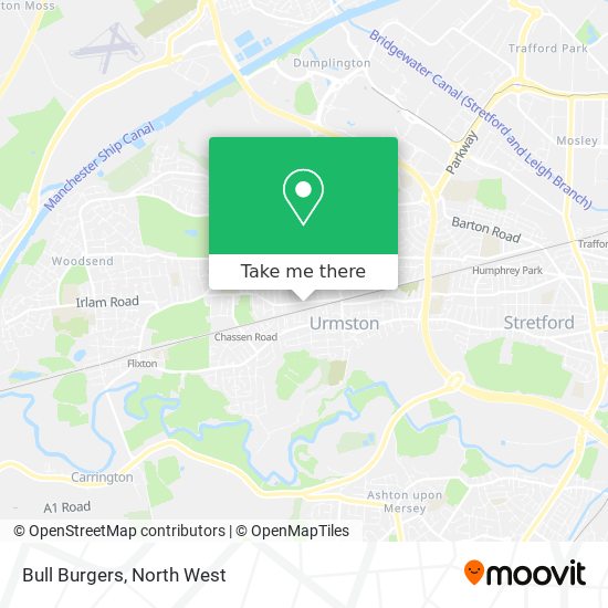 Bull Burgers map