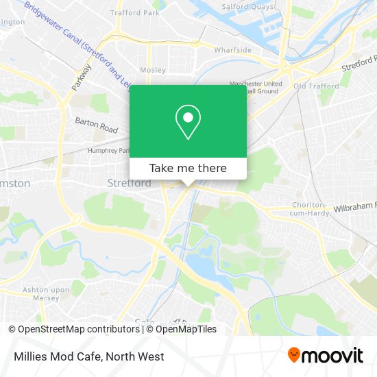 Millies Mod Cafe map