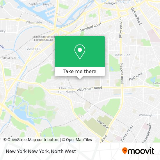 New York New York map