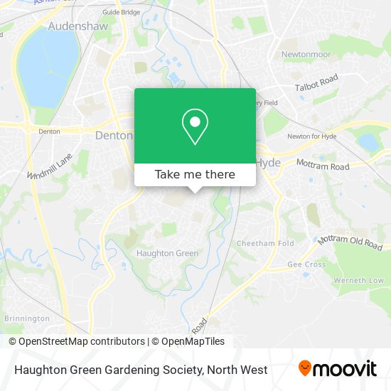 Haughton Green Gardening Society map