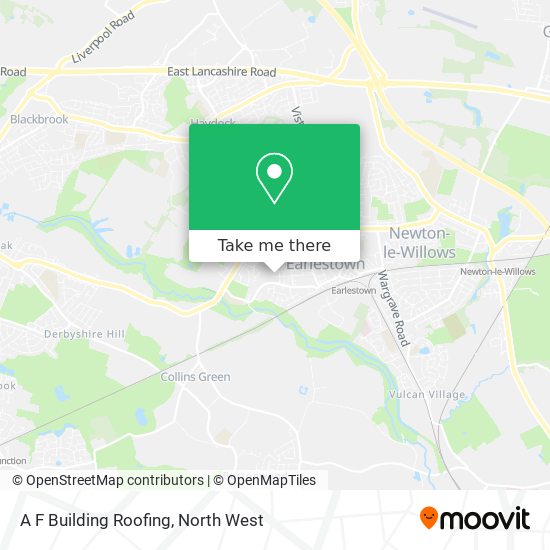 A F Building Roofing map