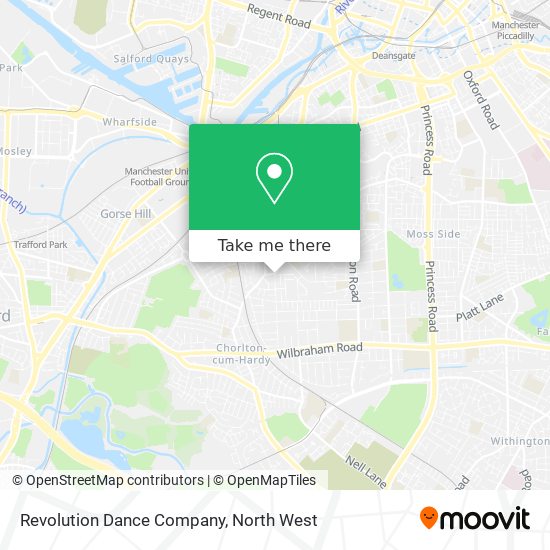 Revolution Dance Company map