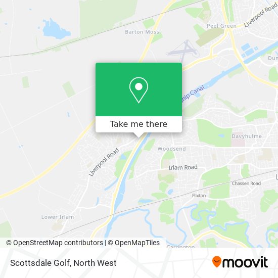 Scottsdale Golf map