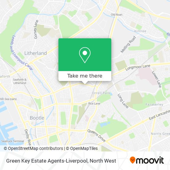 Green Key Estate Agents-Liverpool map