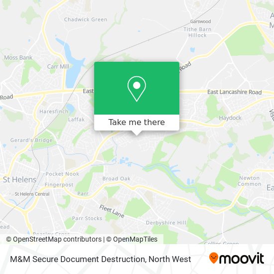 M&M Secure Document Destruction map