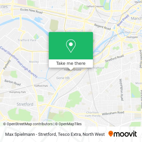 Max Spielmann - Stretford, Tesco Extra map