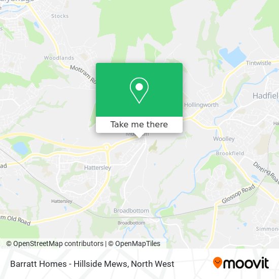 Barratt Homes - Hillside Mews map