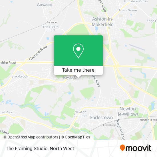 The Framing Studio map