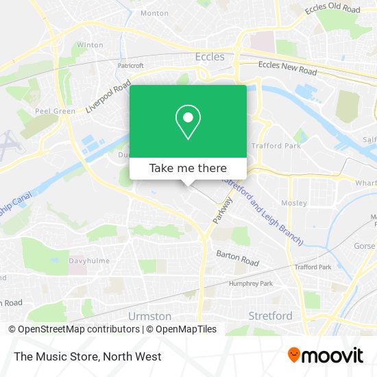 The Music Store map