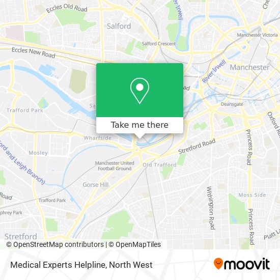 Medical Experts Helpline map