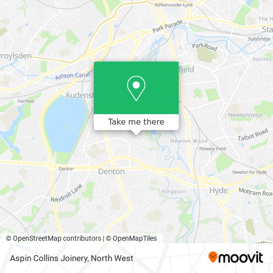 Aspin Collins Joinery map