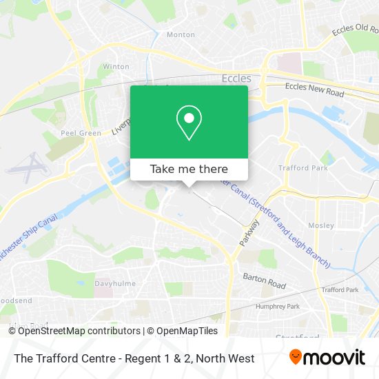 The Trafford Centre - Regent 1 & 2 map