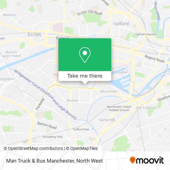 Man Truck & Bus Manchester map