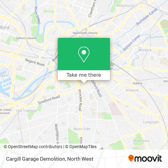 Cargill Garage Demolition map