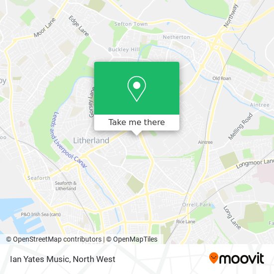 Ian Yates Music map