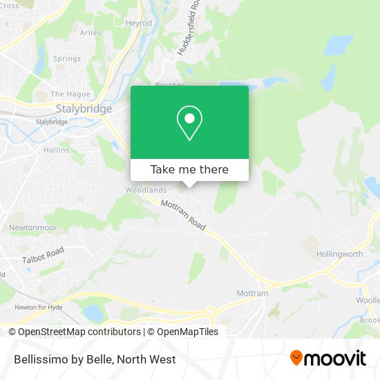 Bellissimo by Belle map