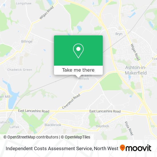 Independent Costs Assessment Service map